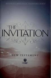 Cover of: THE INVITATION