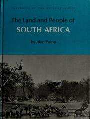 Cover of: The land and people of South Africa. by Alan Paton