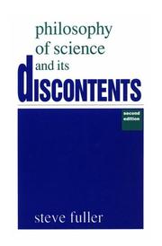 Cover of: Philosophy of Science and Its Discontents by Steve Fuller