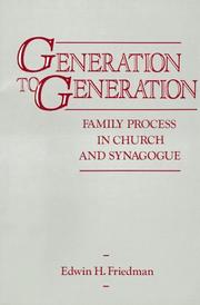 Cover of: Generation to generation by Edwin H. Friedman