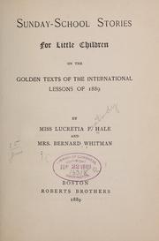 Sunday-school stories for little children by Lucretia P. Hale