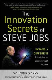 Cover of: The Innovation Secrets of Steve Jobs by Carmine Gallo