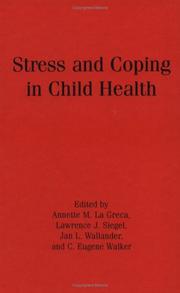 Cover of: Stress and coping in child health