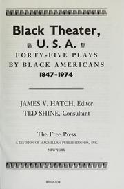 Black Theater U.S.A by Hatch