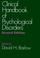 Cover of: Clincial handbook of psychological disorders