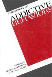 Cover of: Assessment of addictive behaviors