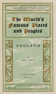 Cover of: England by Joel Cook