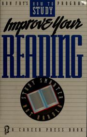 Cover of: Improve Your Reading by Ronald W. Fry