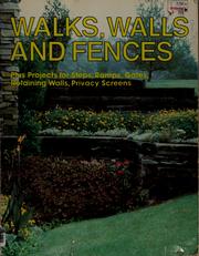 Cover of: Walks, walls, and fences