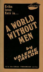Cover of: A world without men