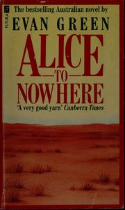 Cover of: Alice to nowhere.