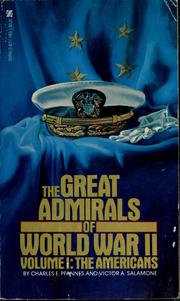 Cover of: The great admirals of World War II