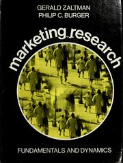 Cover of: Marketing research by Gerald Zaltman