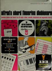 Cover of: Alfred's chord fingering dictionary