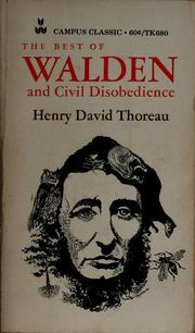 Cover of: The best of Walden and Civil disobedience by Henry David Thoreau