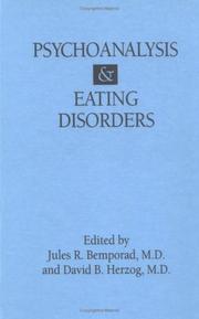 Cover of: Psychoanalysis and Eating Disorders by Jules Bemporad, David B. Herzog