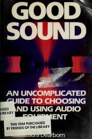 Cover of: Good sound