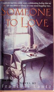 Cover of: Someone to love