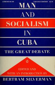 Cover of: Man and socialism in Cuba: the great debate.