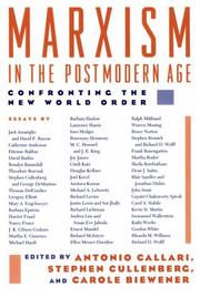 Cover of: Marxism in the Postmodern Age: Confronting the New World Order
