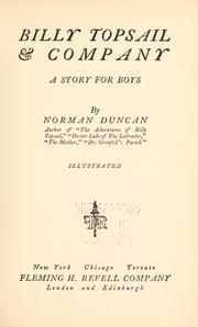 Cover of: Billy Topsail & company by Norman Duncan