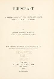Cover of: Birdcraft: a field book of two hundred song, game, and water birds