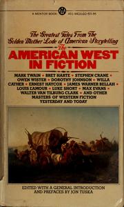 Cover of: The American West in fiction