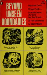 Cover of: Beyond unseen boundaries