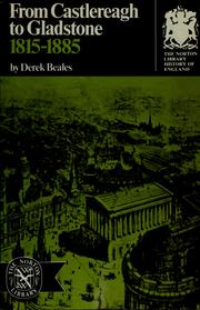 Cover of: From Castlereagh to Gladstone, 1815-1885 by Derek Edward Dawson Beales