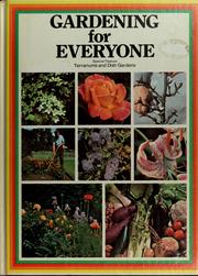 Cover of: Gardening for everyone