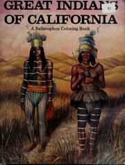 Cover of: Great Indians of California by Mariano Guadalupe Vallejo