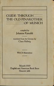 Guide through the Old Pinakothek of Munich by Johanna Kanoldt