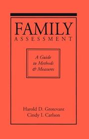 Cover of: Family assessment: a guide to methods and measures