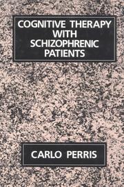 Cover of: Cognitive therapy with schizophrenic patients