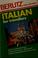 Cover of: Italian for travellers