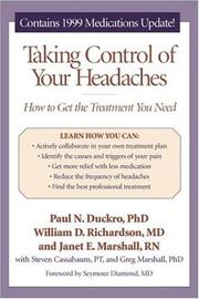 Cover of: Taking control of your headaches: how to get the treatment you need