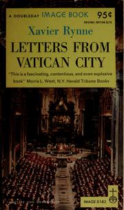 Cover of: Letters from Vatican City by Xavier Rynne