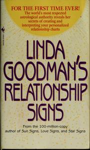 Cover of: Linda Goodman's relationship signs by Linda Goodman