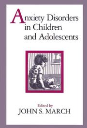Cover of: Anxiety disorders in children and adolescents