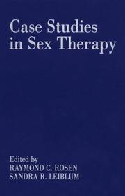 Cover of: Case studies in sex therapy