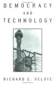 Cover of: Democracy and technology