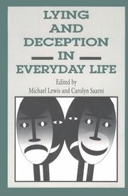 Cover of: Lying and deception in everyday life