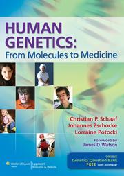 Cover of: Human genetics by Christian Patrick Schaaf