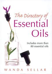 Cover of: The Directory of Essential Oils