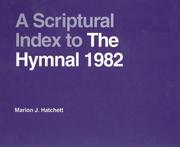 Cover of: A Scriptural Index to the Hymnal, 1982 (Hymnal Studies, 8) (Hymnal Studies, 8)