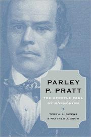 Cover of: Parley P. Pratt: the Apostle Paul of Mormonism