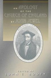 Cover of: An Apology of the Church of England