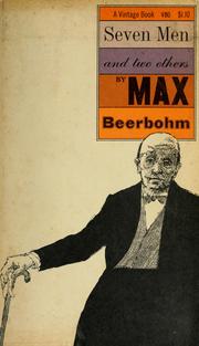 Cover of: Seven men and two others. by Sir Max Beerbohm