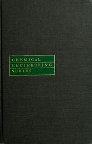 Cover of: Unit processes in organic synthesis. by Philip Herkimer Groggins, Philip Herkimer Groggins