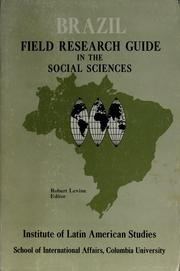 Cover of: Brazil: field research guide in the social sciences.